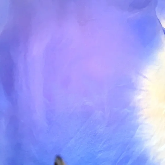 Debbie Katz Silk Blue/Teal Kaftan Cover up Dress Size Small - Picture 11 of 12